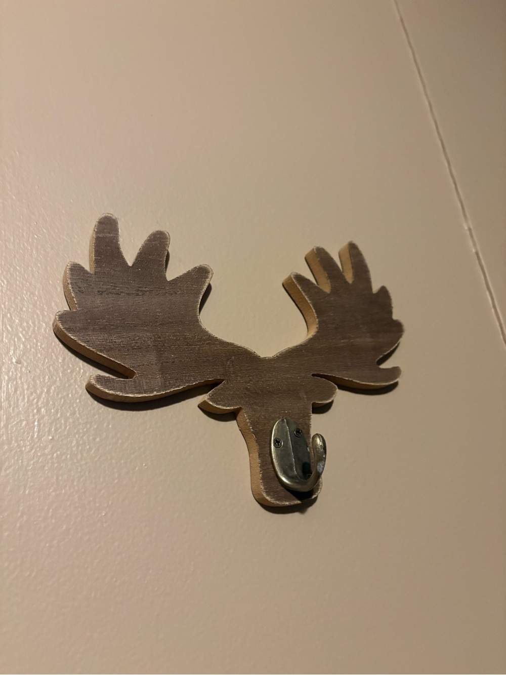 Rustic Brown Moose Wall Hook - Home Wall Decor